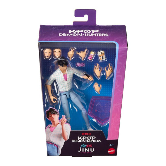 Mattel kpop demon hunters saja boys jinu 'soda pop' actiefiguur