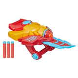 Nerf nerf mech frappe monstre chasseurs iron man + 3 fléchettes