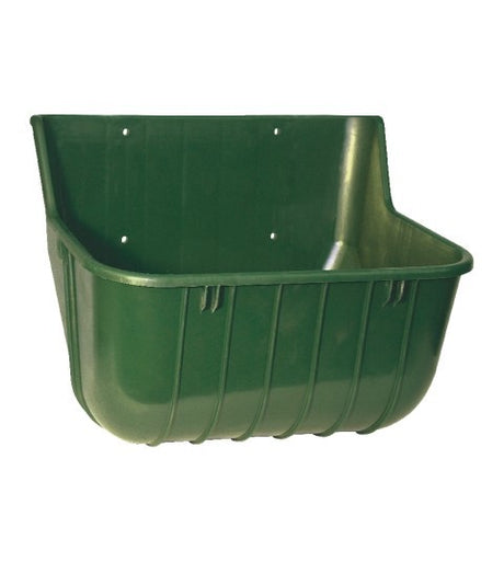 Producten voerbak kunststof breed groen 15l