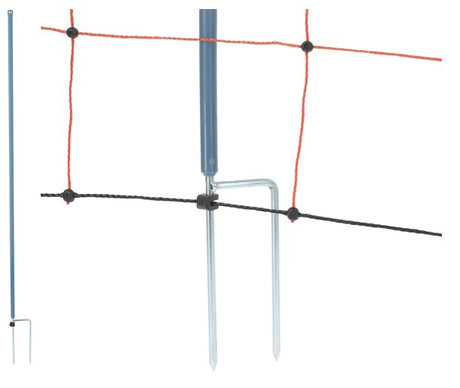 Ako producten vervangende paal voor schapennet blauw dubbele pen 122cm