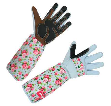 Keron producten rozen brandnetelhandschoen mt 8 m rosegarden lange manchet
