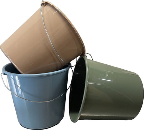 Producten huishoudemmer kunststof 10 liter eco kleuren
