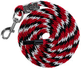 Abi producten halstertouw mustang karjn haak rood zwart wit