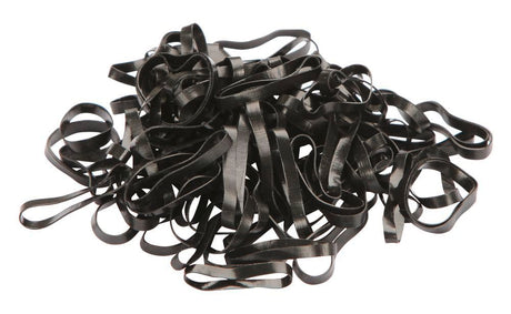 Producten maanelastiekjes 500st zwart silicon