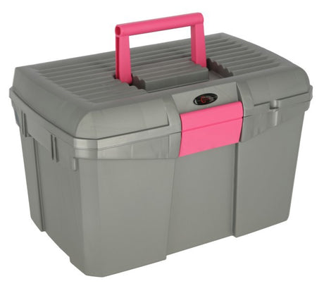 Producten poetskist siena plus inzetbakje grijs roze