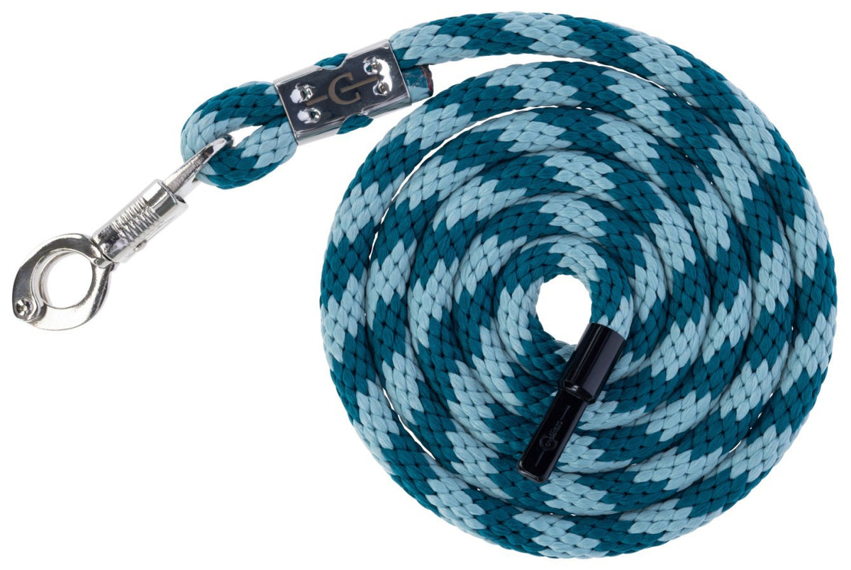 Producten halstertouw mustang paniekknip 200cm turkoois