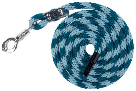 Producten halstertouw mustang paniekknip 200cm turkoois