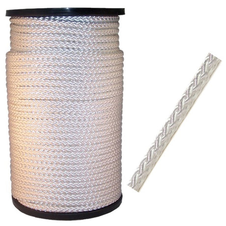 Producten nylon touw wit gevlochten 2mm 100m
