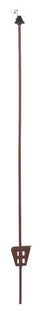 Ako producten rantsoenpaal staal ovaal plus topkruliso 106cm 10 stuks