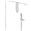 Ako producten premium kunststof paal wit 147cm 5 stuks