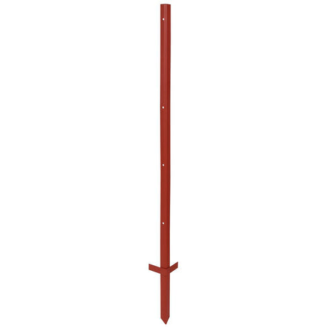 Ako producten hoekstaal paal rood gelakt 3mm 150cm 10 stuks