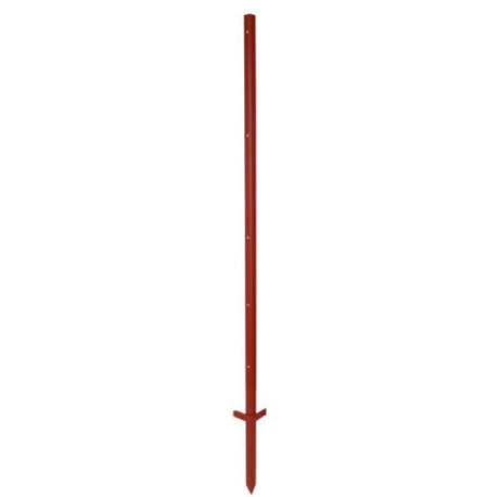 Ako producten hoekstaal paal rood gelakt 3mm 165cm 10 stuks
