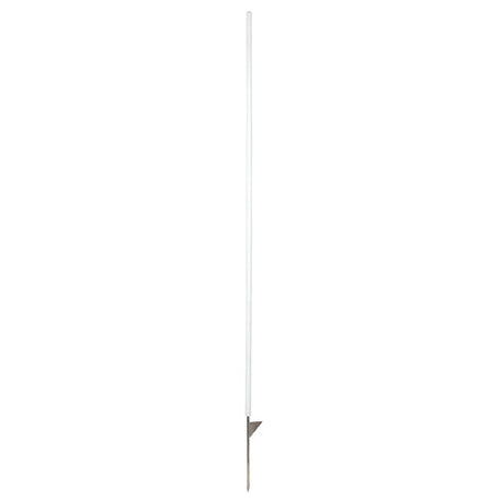 Ako producten ronde kunststof paal wit 158cm met voet 10 stuks