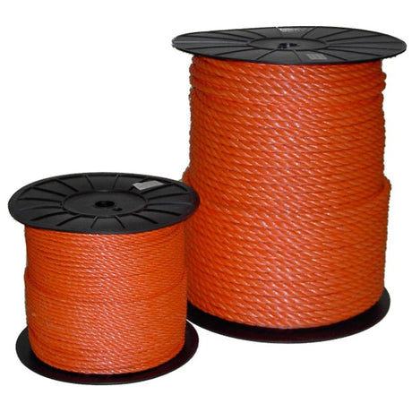 Producten polypropyleen touw oranje 8mm 25m