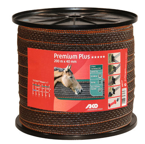 Ako producten premium plus schriklint bruin oranje 4cm 200m