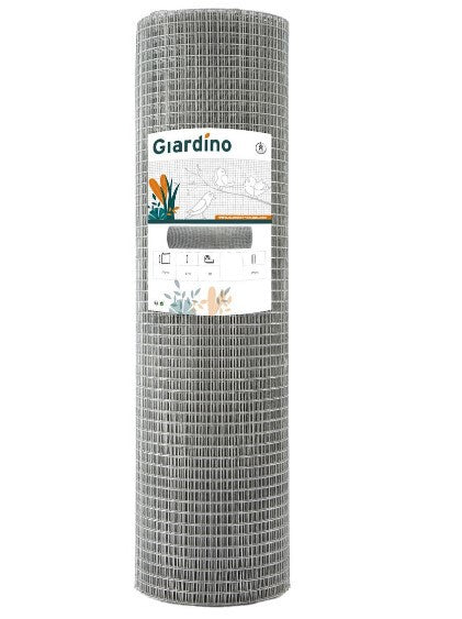 Giardino producten gaas gelast verzinkt 12 7 0 8 1 01m x 5m