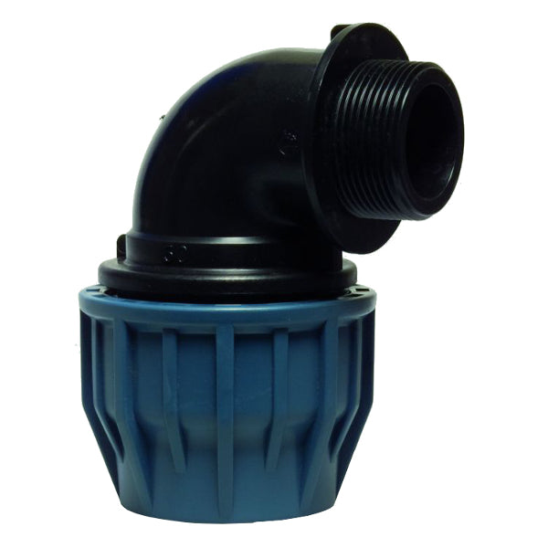 Producten knie pe 90 plus buitendraad 32mm x 3 4