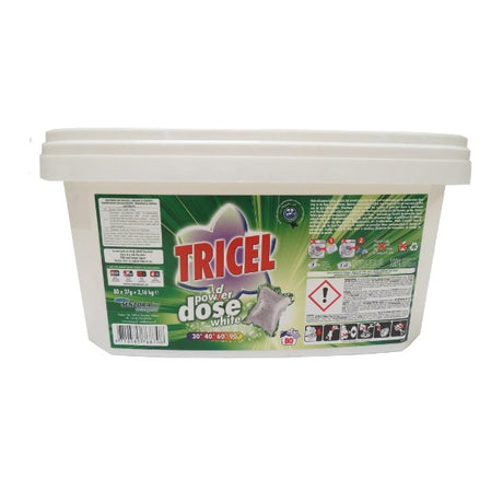 Tricel producten pow d er dose wit 80x27gr