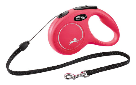 Flexi producten rollijn new classic koord rood s 5 meter tot 12kg