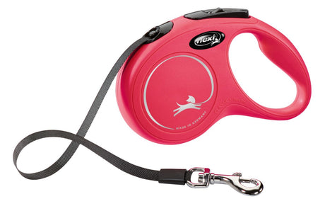Flexi producten rollijn new classic band rood s 5 meter tot 15kg