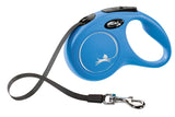 Flexi producten rollijn new classic band blauw s 5 meter tot 15kg