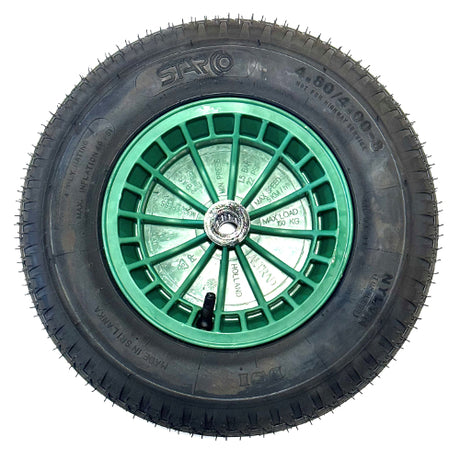 Fort producten wiel 4 80 4 00x8 4ply band kunststof velg groen zonder as