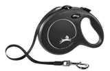 Flexi producten rollijn new classic band zwart l 8 meter tot 50kg