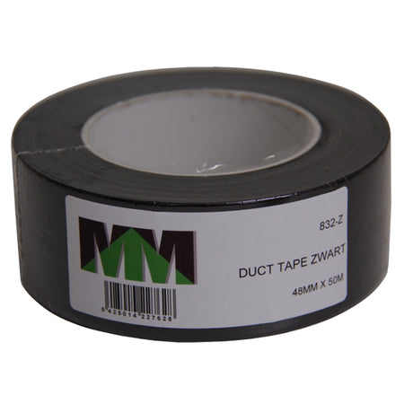Hpx producten duct tape mm 50meter zwart 5cm