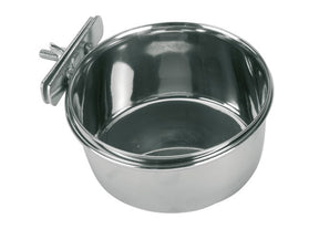 Kerbl producten rvs bakje 300 ml 12 cm schroefbevestiging voor vogels