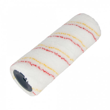 Producten verfroller microfiber rood gele draad 9mm vacht 18cm breed