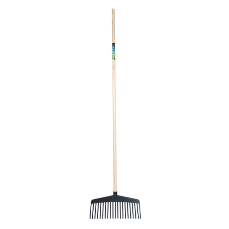 Mm eurotool producten bladhark mm pa 38cm 21 tds zwart met steel 150cm