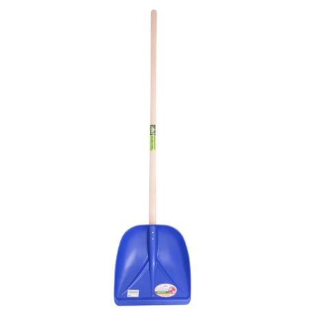Mm eurotool producten sneeuw voerschep mm middel kunststof blauw steel 130cm