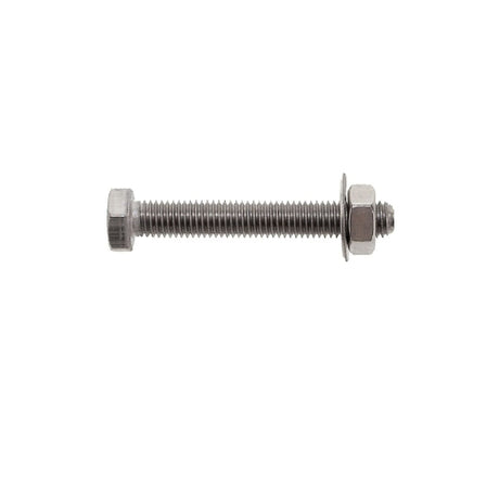 Bofix Vork-kroonbout RVS M6-45 compleet (10st)