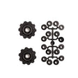 derailleurwieltjes 10 tanden 8S zwart 2 stuks
