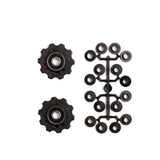 derailleurwieltjes 10 tanden 8S zwart 2 stuks