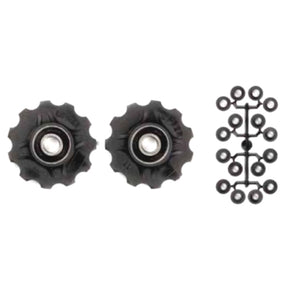 derailleurwieltjes 11 tanden 7-11V zwart 2 stuks