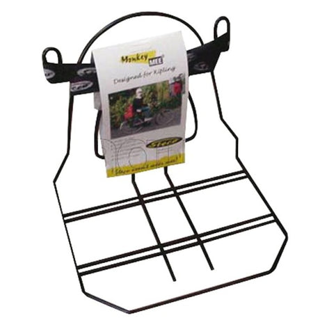 Steco monkey-mee bagagedragerverbreder met spanband zwart