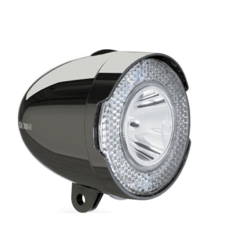 Axa koplamp 706 15 lux - zwart