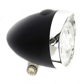 Koplamp LED. incl. batterij zwart 3 LEDs (werkplaatsverpakking)