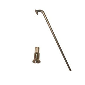 Sapim spaken rvs 13 x 265 a 100 exclusief nippel