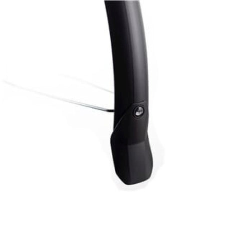 Eurofender lampo achterspartbord 58mm - 28 inch mat zwart