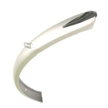Voorspatbord 26 28 inch zilver