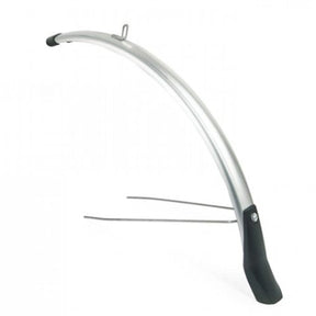 Voorspatbord Eurofender Snello 28 x 46 mm - zilver
