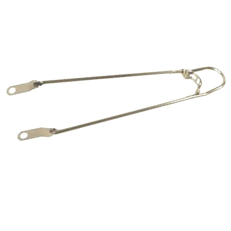 Spatbordstang bumper 28sp zilver