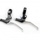 Brake handle set V-Brake Cantilever 4-finger black 2-piece