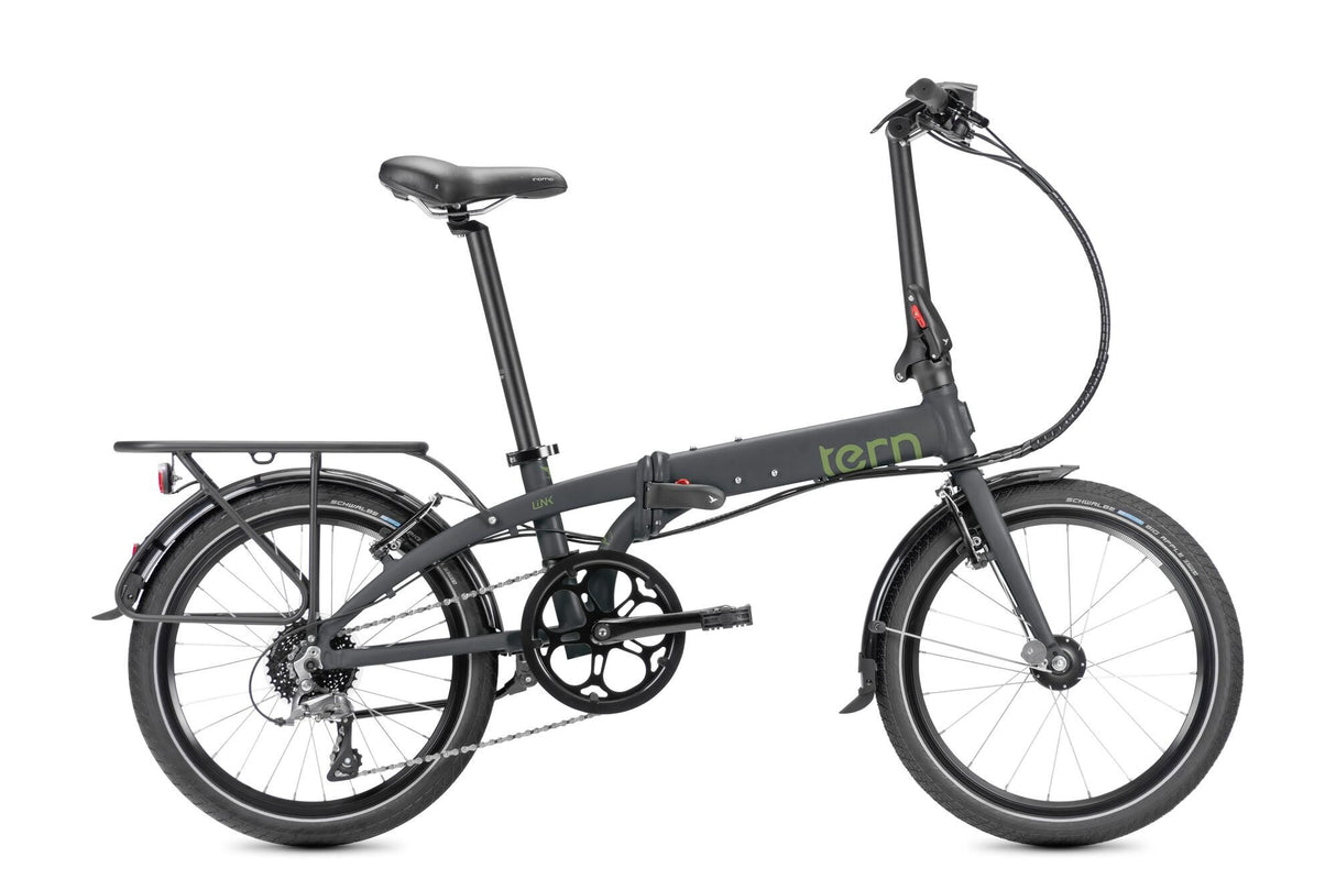 Tern vouwfiets link d8 (#1) bike link d8 8sp satin iron grey