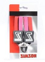 Snelbinder Trio Simson short with 3 binders - Pink Red