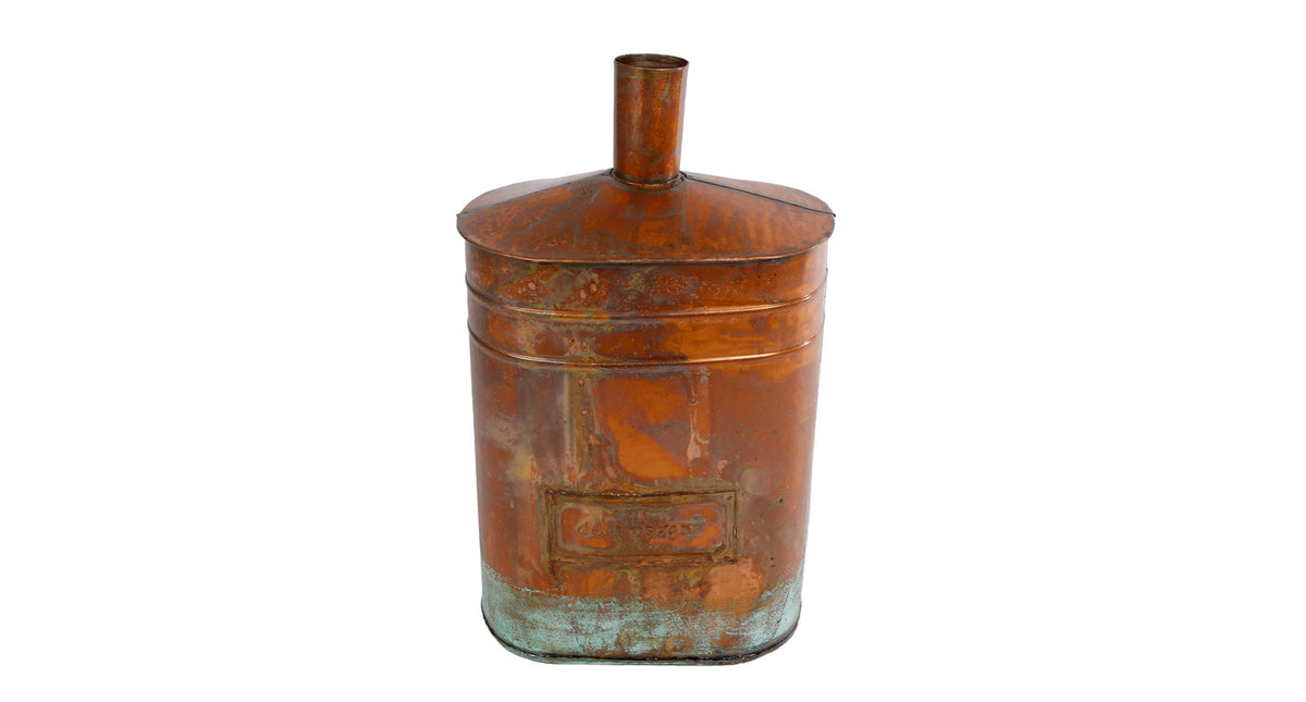 Vaas boris l oud messing metaal 17,5x10x32,5cm