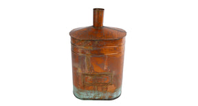 Vaas boris l oud messing metaal 17,5x10x32,5cm