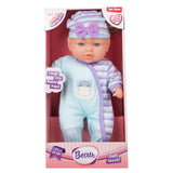Toi-toys beau zachte babypop 31cm met geluid 3 assorti